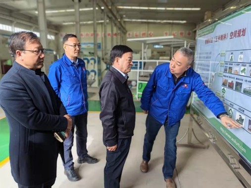 敦煌種業(yè)黨委書記、董事長劉興斌等到奧凱種機、慶和農(nóng)業(yè)公司洽談交流