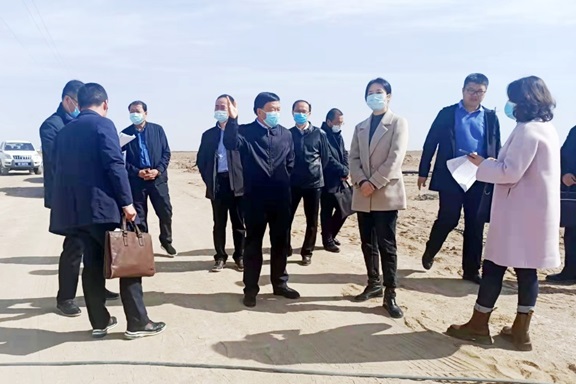 黨委書(shū)記、董事長(zhǎng)劉興斌到金塔縣調(diào)研